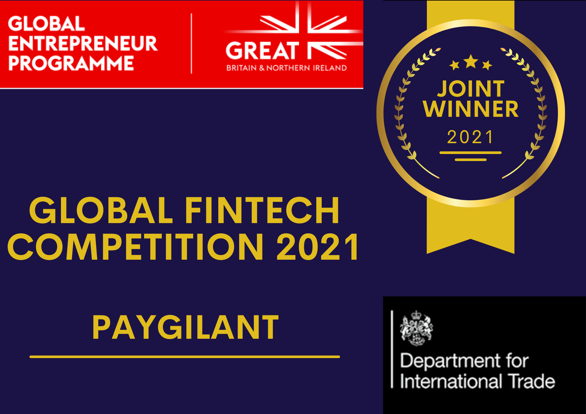 Global Fintech Joint Winner 2021