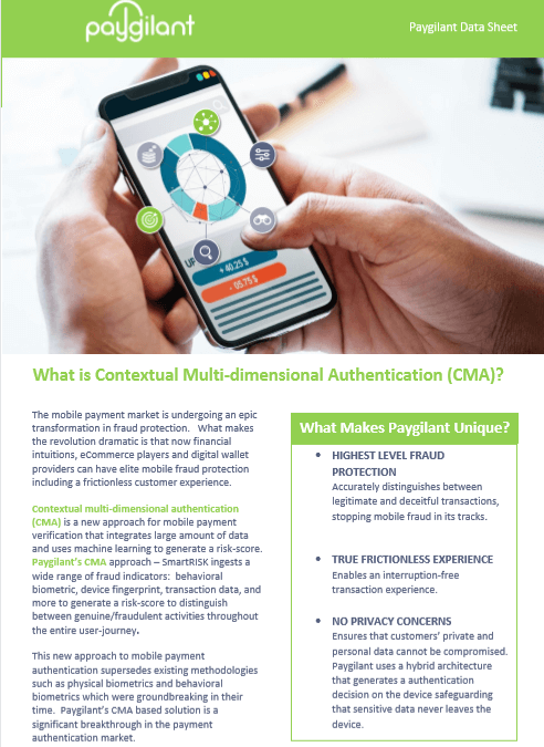 What is Contextual Multi-dimensional Authentication (CMA)?